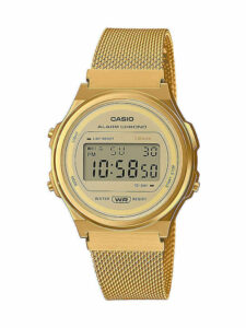 casio psifiako roloi mpatarias me metalliko mprasele se chryso chroma a 171wemg 9aef