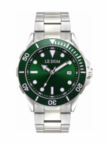ανδρικό ρολόι le dom nautilus ld 1052 4 green silver
