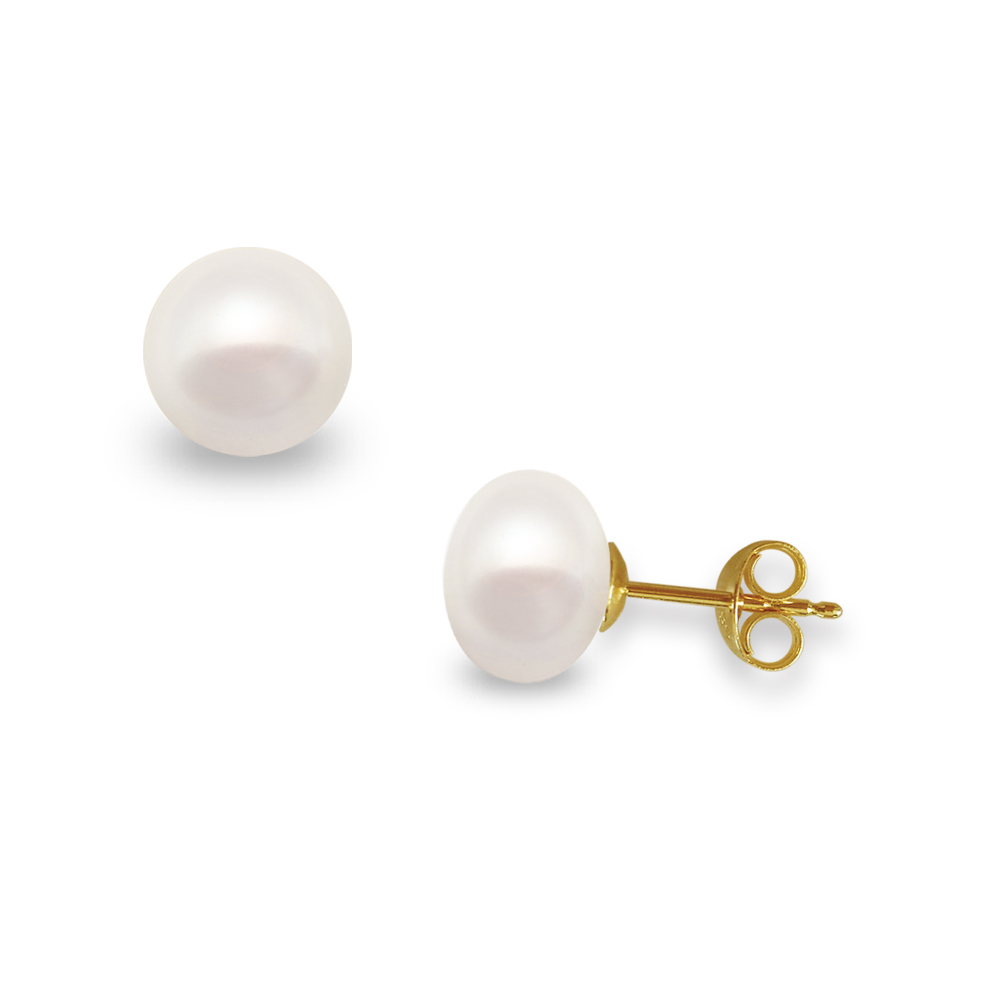 Μαργαριταρένια_σκουλαρίκια_fresh_water_pearl_λευκά_9,5x10mm Μαργαριταρένια σκουλαρίκια fresh water pearl λευκά 9,5x10mm