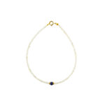 PEARL NECKLACE WITH SAPPHIRE BRAM01