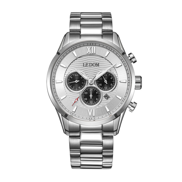 Antriko roloi Ledom Aviator silver ld.1498 3