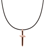 Very gavello daga pendant K9 black white