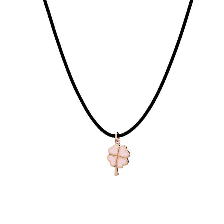 Very gavello lucky pendant K9 pink