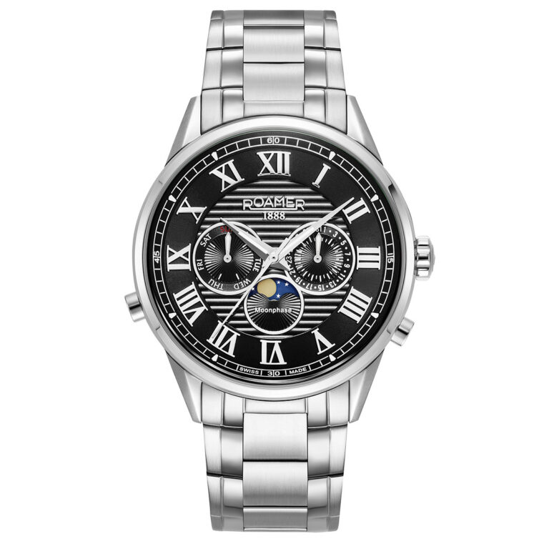 Andriko roloi roamer superior moonphase II black 513821 41 85 50