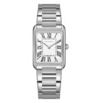 Gunaikeio roloi lee cooper tetragwno silver lc08083.330