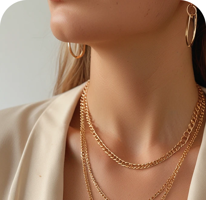 silver jewellery young womans